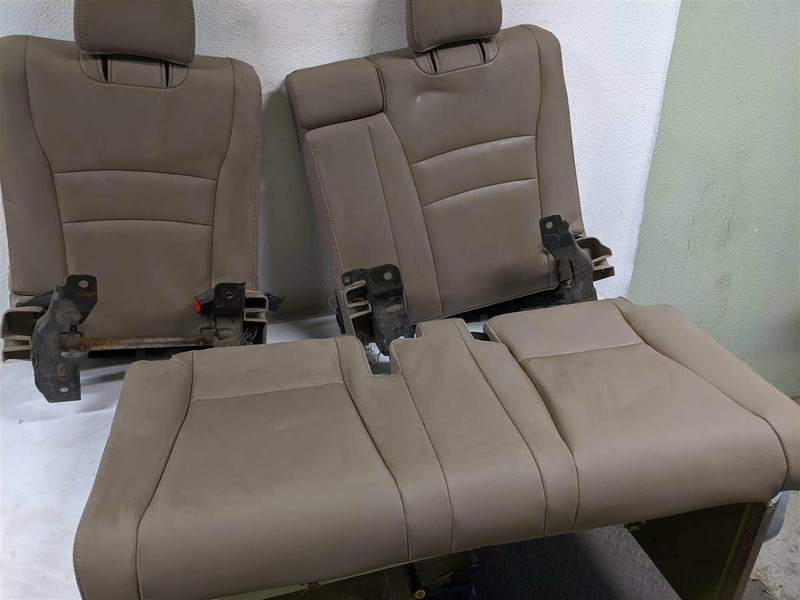 2016 Honda Pilot 3rd Row Rear Seats Assembly Upper Lower Tan Leather, OEM