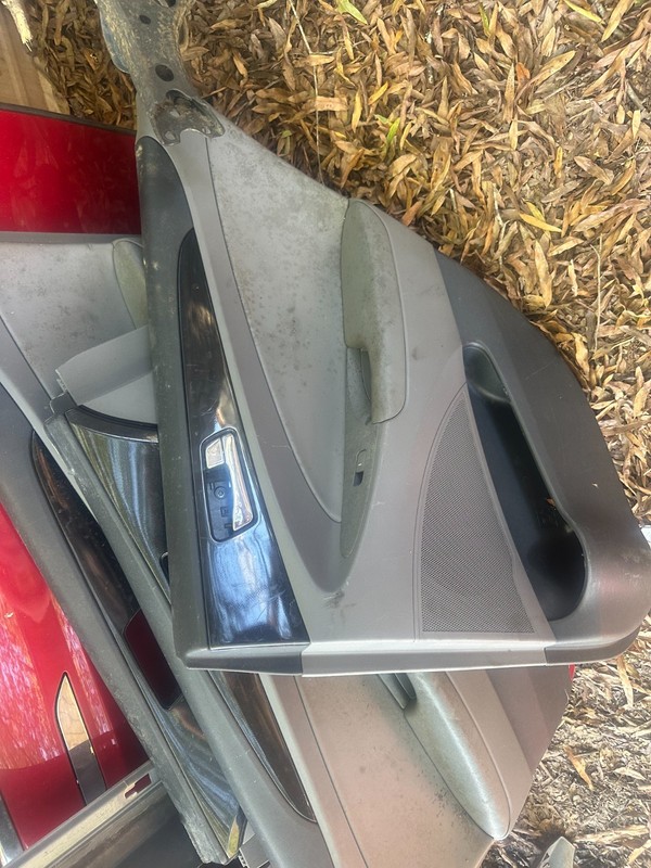 11-14 HYUNDAI SONATA OEM GRAY RH REAR INTERIOR DOOR PANEL W/ SWITCH -