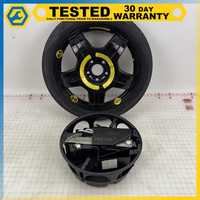 10-17 Mercedes W207 AMG SPARE TIRE WHEEL RIM 125/70R18 W/ JACK TOOLS KIT OEM