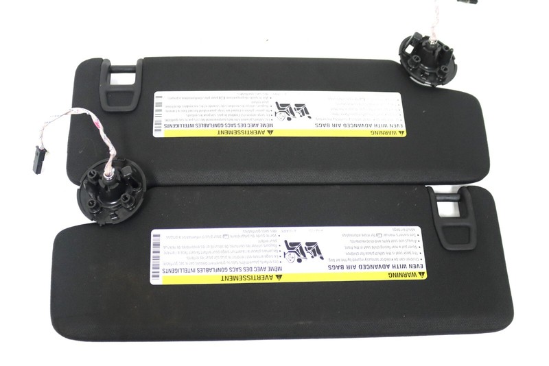 22-24 Chevrolet Camaro ZL1 Black Cloth Convertible Sun Visors USED OEM 664 MIles