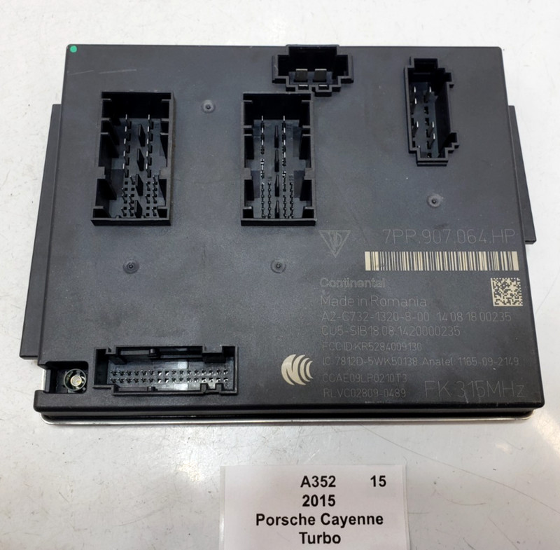 ✅ 15-18 OEM Porsche Cayenne Turbo 958 Front Body Computer Control Module BCM