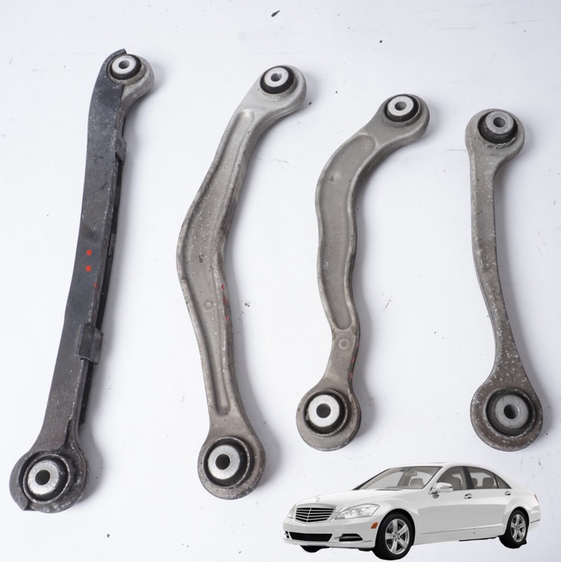 07-13 Mercedes W221 S63 AMG CL600 Rear Left Driver Side Control Arm Set of 4 OEM