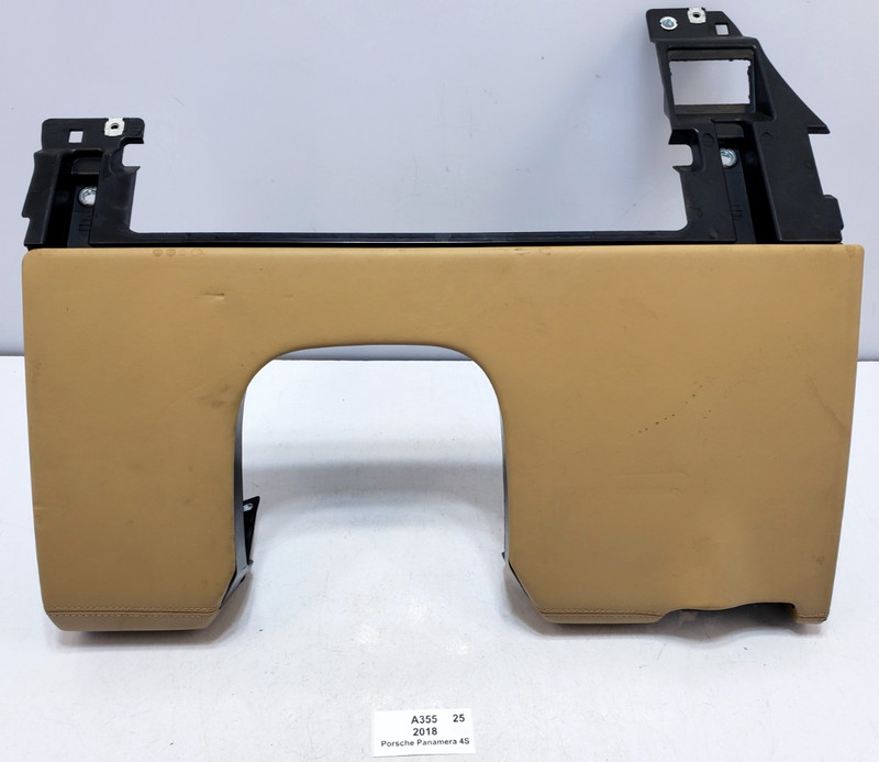 ✅17-23 OEM Porsche Panamera 4S 971 Front Left Driver Dash Lower Knee Trim Beige*