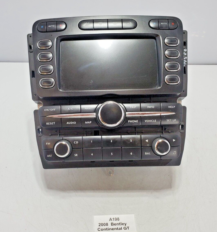 ✅ 06-12 OEM Bentley Continental GT GTC Navigation Dispay Command Head Unit GPS