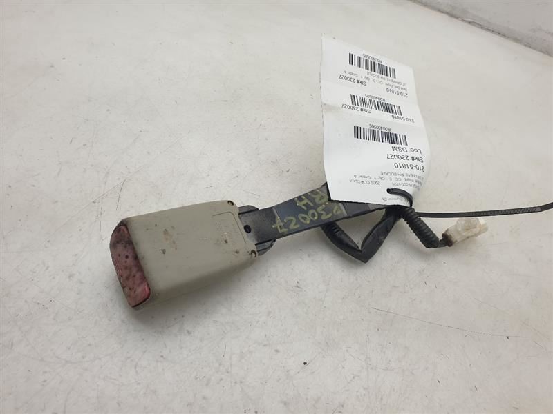 09 10 11 12 13 TOYOTA COROLLA LE PASSENGER SIDE FRONT SEAT BELT BUCKLE ASSEMBLY