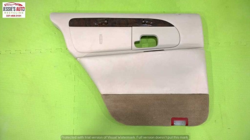 98-02 TOWN CAR SDN DRIVER LEFT REAR INTERIORDOOR PANEL OEM 2185-70