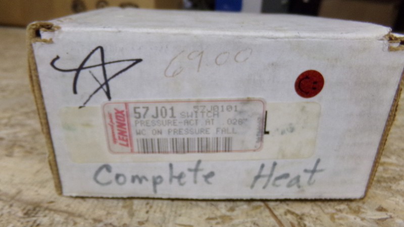 Lennox 57J01 Pressure Switch *FREE SHIPPING*