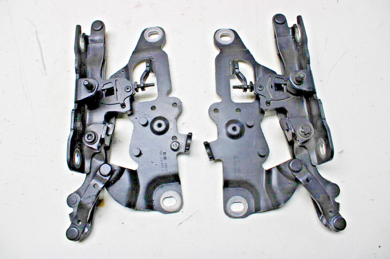 11-19 BMW F10 535i 640i M5 M6 HINGES PAIR SET OEM FRONT HOOD LEFT & RIGHT
