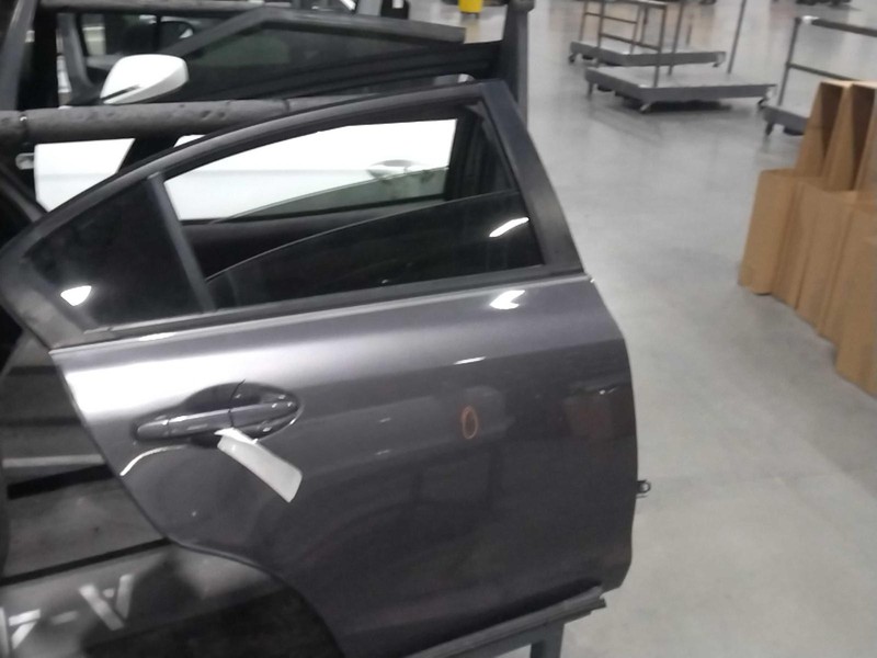 2015 Honda Civic Rear Right Door Grey - Used, 109k Miles, Non-OEM