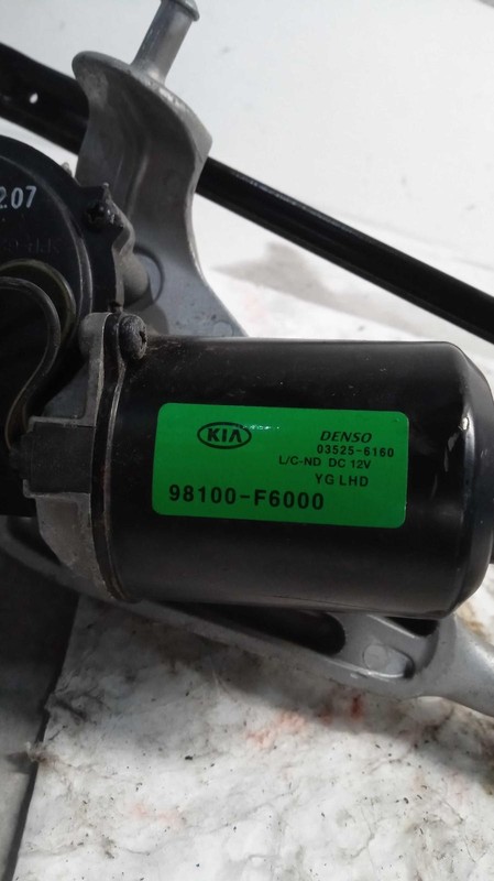 2017 KIA Cadenza Wiper Motor OEM Blue 98110F6000 82K Miles Warranty