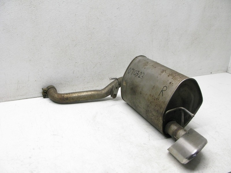 09 JAGUAR X250 XF 4.2 SUPERCHARGER EXHAUST MUFFLER PIPE TIP RIGHT REAR OEM 07032