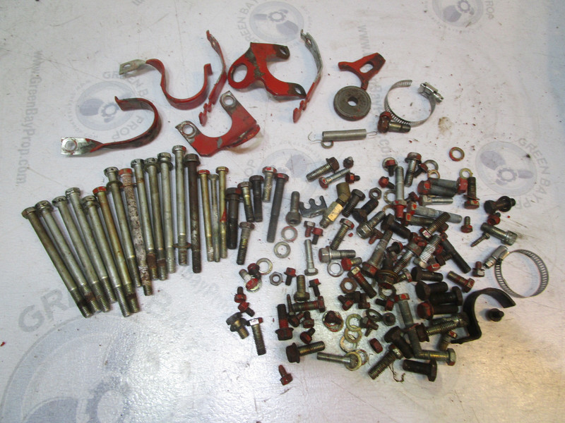 Volvo Penta AQ225D GM 5.7 V8 Stern Drive Misc Nuts Bolts Screws Washers Hardware