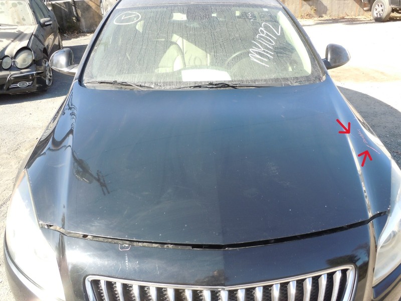 2011 11 Buick Regal CXL Hood Bonnet Lid VIN 2 1st Digit OEM 8555