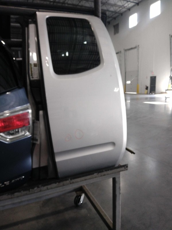 2006 Nissan Frontier Left Door Silver Used Small Dent 176K Miles OEM 451959