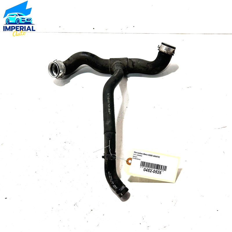 2007-2011 Mercedes S550 CL550 Radiator Lower Coolant Tube Hose Pipe OEM
