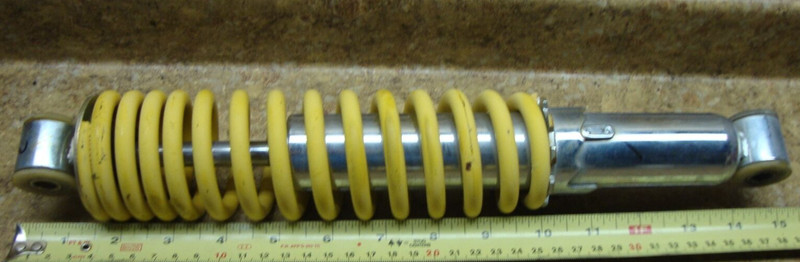 Maxfine Chinese ATV 220CC 220 CC Left Front Shock Suspension Spring Yellow