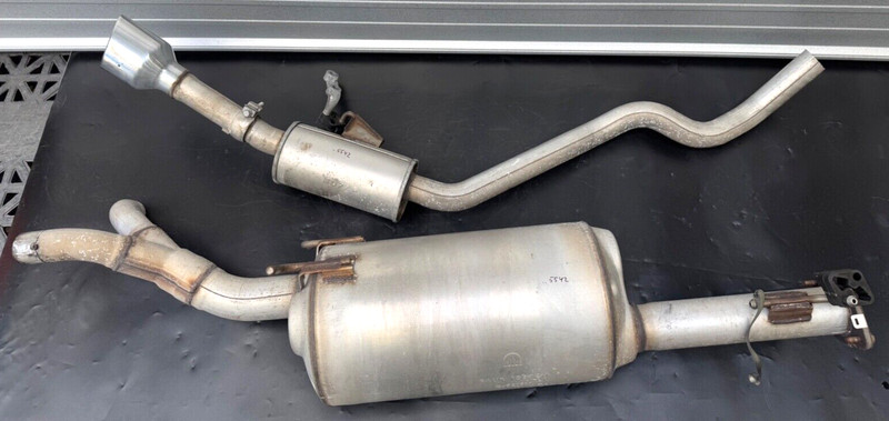 ✅ 2019-2024 RAM 1500 REAR EXHAUST SYSTEM MUFFLER PIPE TUBE HEMI 5.7L V8 OEM 61K