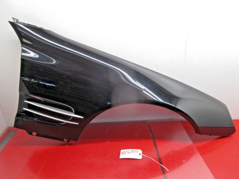 03-08 MERCEDES -BENZ R230 SL500 AMG FRONT RIGHT PASSENGER SIDE FENDER BLACK OEM