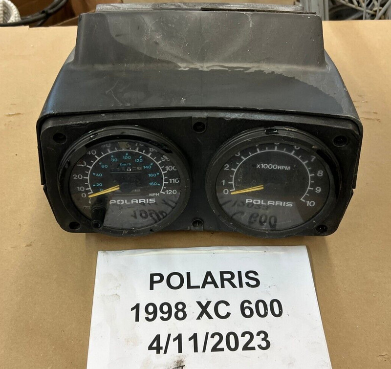 Polaris Snowmobile XC 600 700 Headlight Pod Speedometer Tachometer 3280254