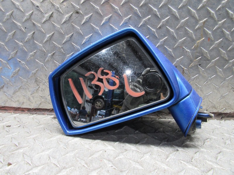 2003 2004 HYUNDAI TIBURON LEFT DRIVER SIDE VIEW MIRROR POWER HEATED BLUE