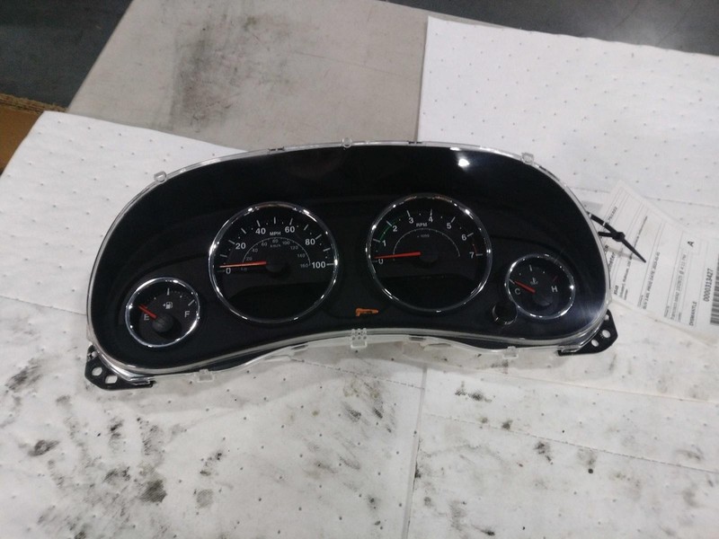 Used Speedometer Gauge fits: 2015 Jeep Wrangler cluster Rubicon 100 MPH w/vehicl