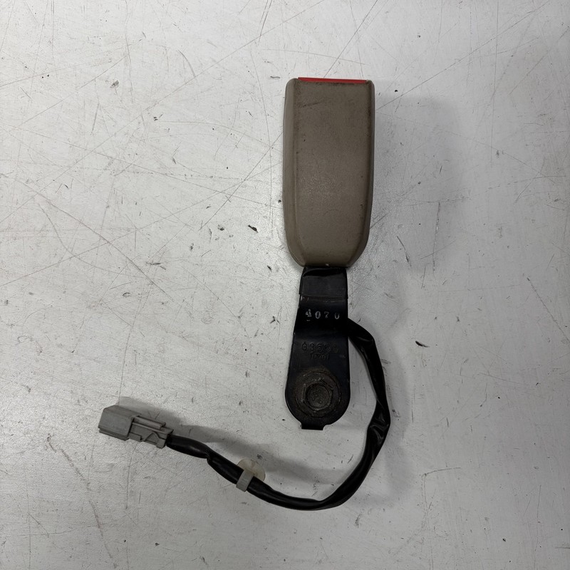 01-02 Honda Accord 2D Left Front Seat Belt Buckle Beige OEM