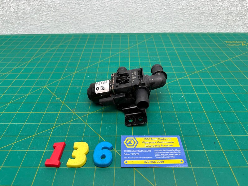 15 FIAT 500e ELECTRIC 3-WAY COOLANT WATER PUMP VALVE OEM