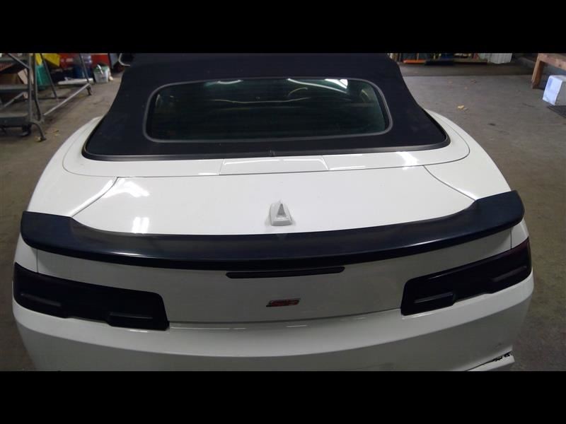 Trunk Decklid White Convertible With Spoiler LT Fits 14-15 CAMARO 1006179