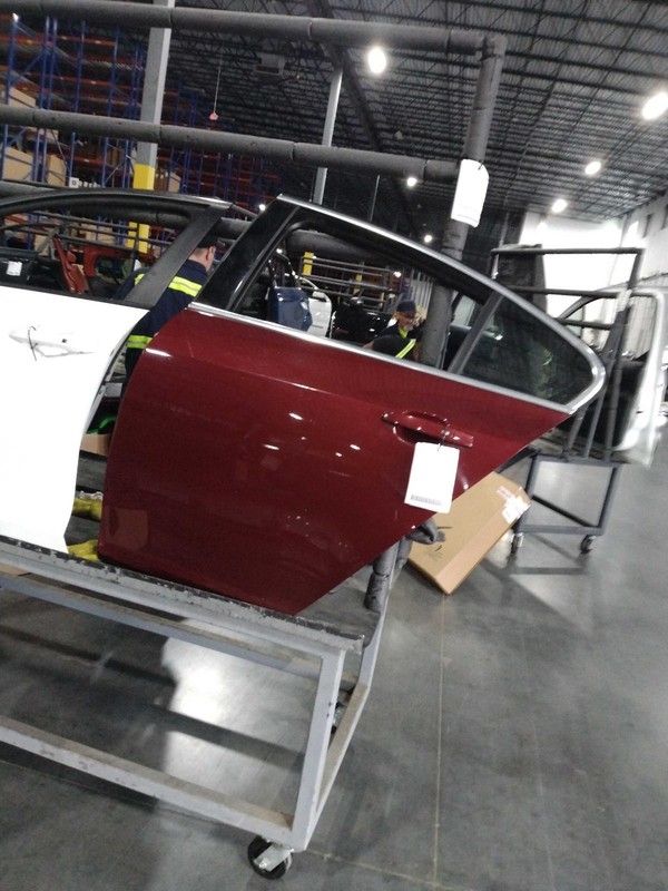 2016 Buick Regal Left Rear Door Maroon 505922 142K Miles Used OEM Part