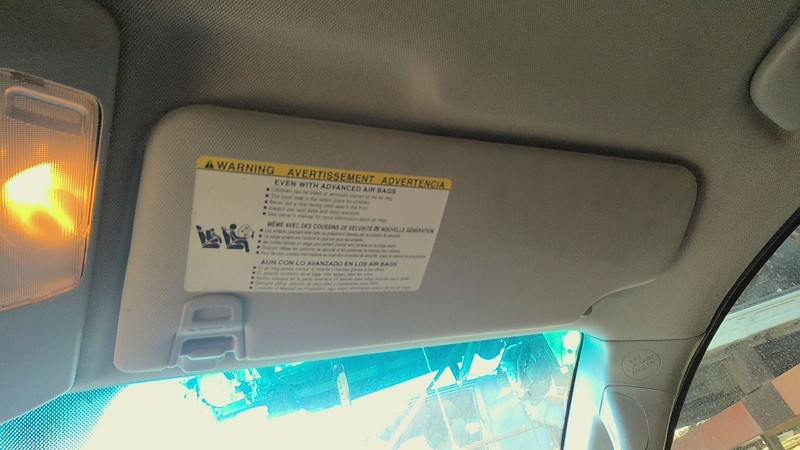 Sun Visor TOYOTA TUNDRA Right 14 15 16 17 18 19 20 21