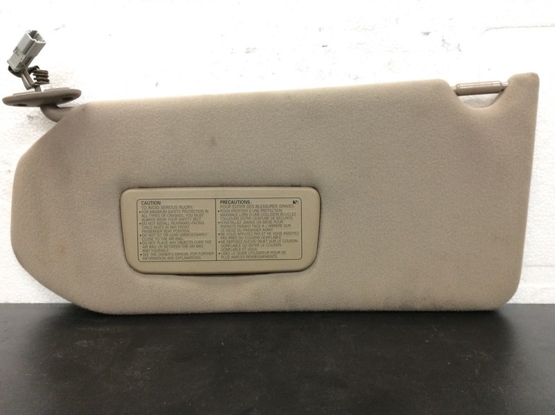 99-02 Odyssey Left Sun Visor Beige Sunvisor Fabric Eyes Shade Used OEM