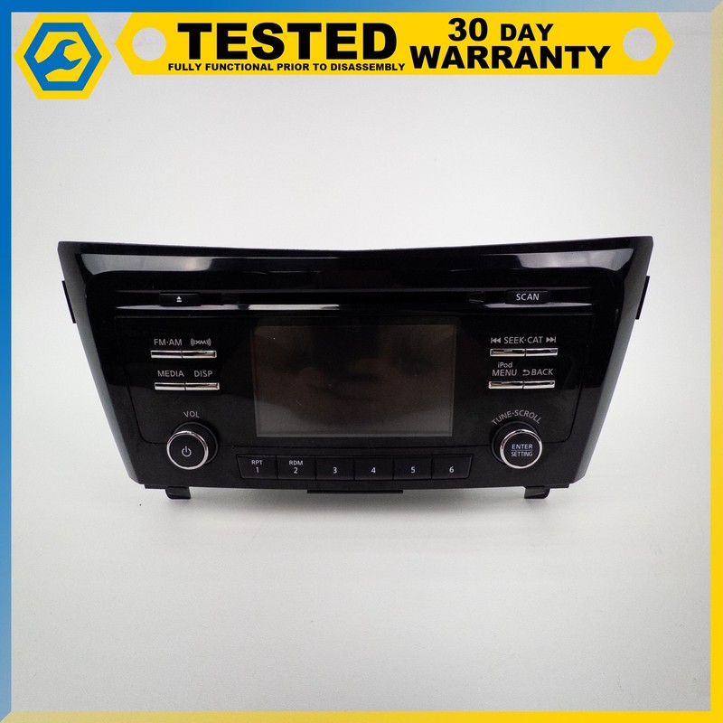 17-19 NISSAN ROGUE 2DIN AUDIO RADIO RECEIVER HEAD UNIT AM FM CD PLAYER OEM