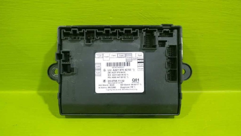 08 09 10 11 12 13 S550 PASSENGER RIGHT FRONT DOOR CONTROL MODULE OEM 3572-19