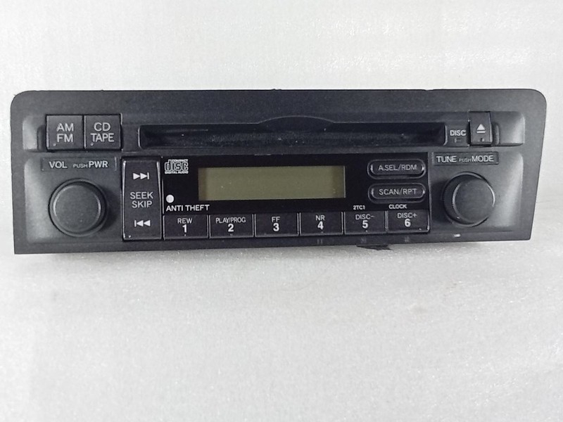 2001-2001 Honda Civic Radio AM FMSingle Disc CD Player39101s5aa610M1