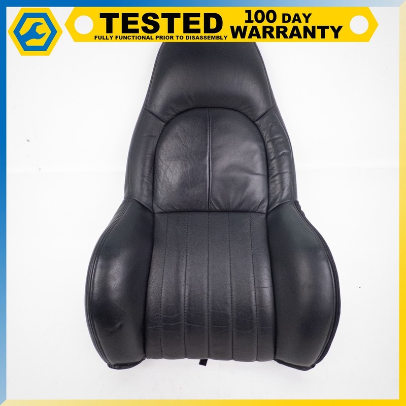 97-04 CHEVROLET CORVETTE C5 FRONT RIGHT SEAT TOP UPPER BACK CUSHION BLACK OEM