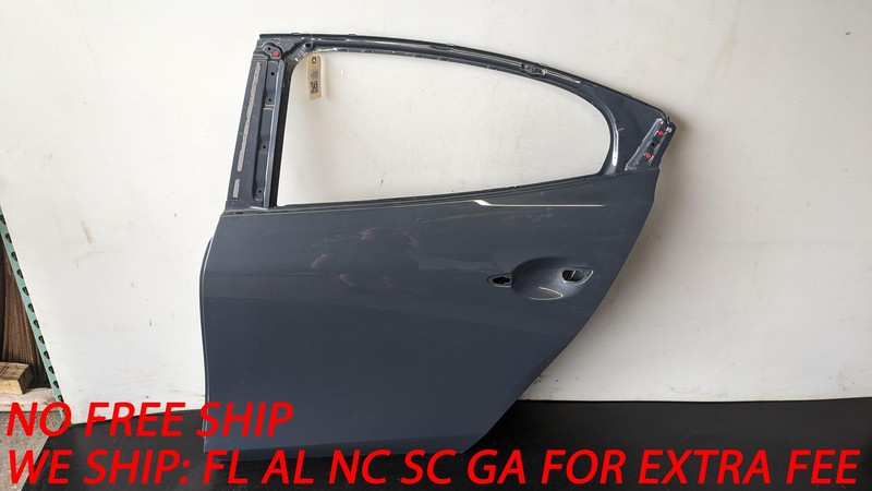 Rear Left Door Shell 2022 Mazda 3 Sedan BDY0-73-02XC 2020 2021 2023 2024