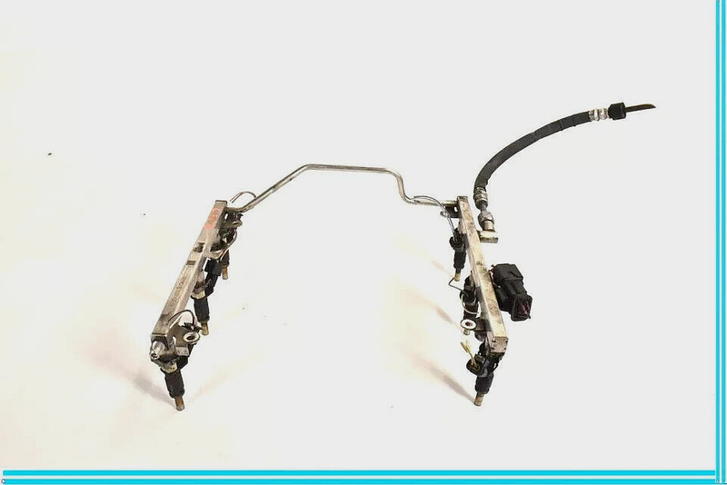 06-12 Mercedes W211 E350 R350 Fuel Injector Rail Engine Frame Rack Assembly OEM