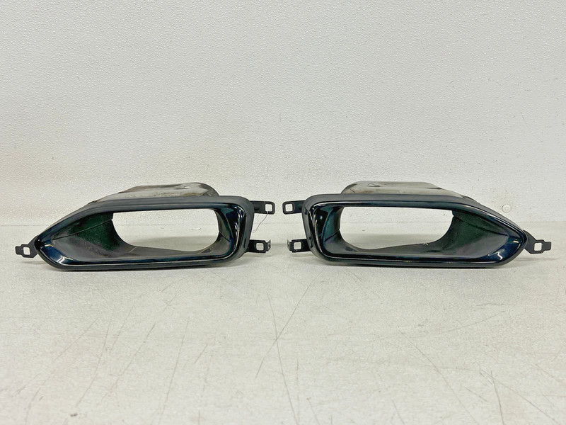 ⭐2016-2019 BMW 750I REAR LEFT & RIGHT SIDE EXHAUST MUFFLER TIP SET OEM LOT2722