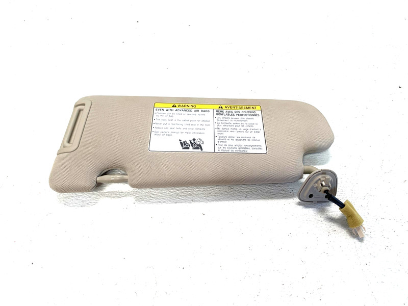 2008-2013 INFINITI G37 COUPE FRONT RIGHT PASSENGER SUN VISOR BEIGE OEM #A0.32