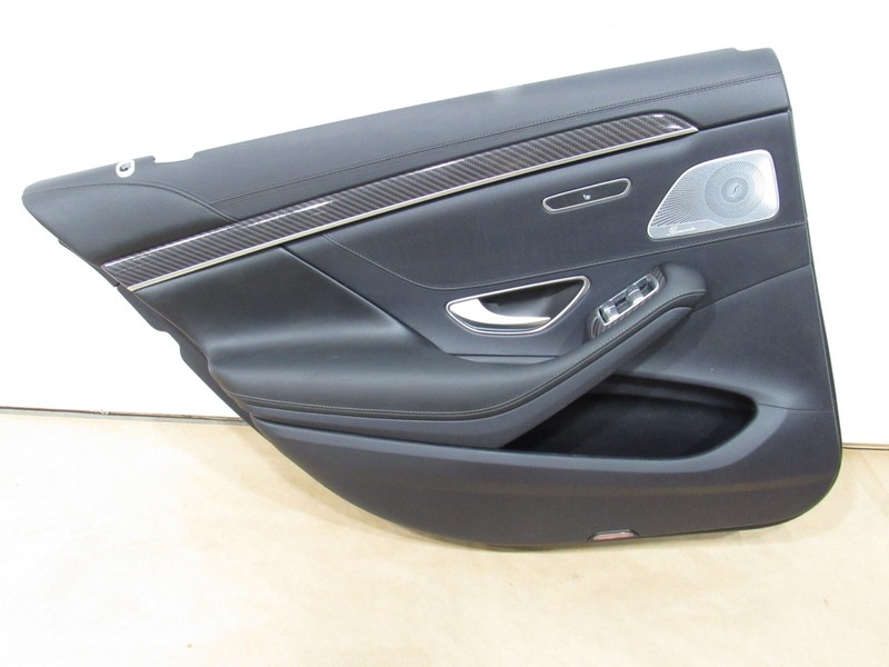 18-20 Mercedes S560 W222 2019 Rear Left Driver Door Cover Trim Panel Switch ;:O
