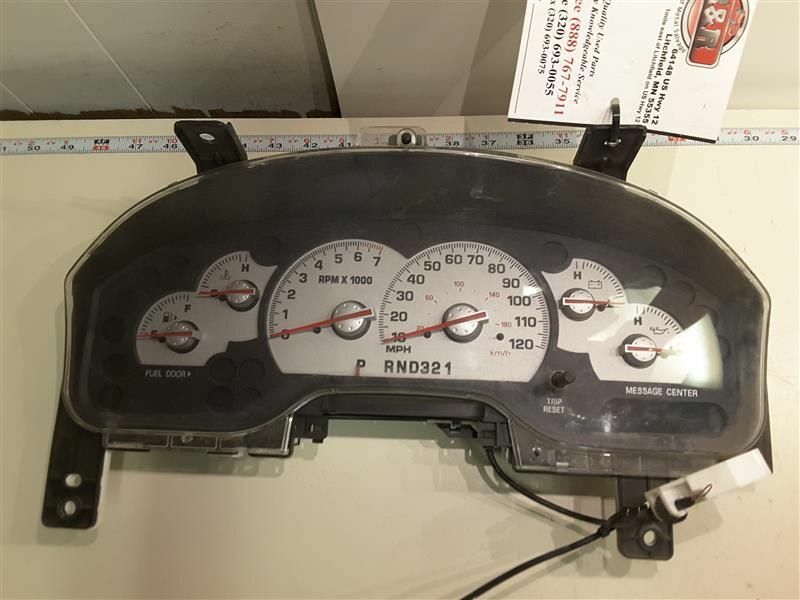 Speedometer Cluster MPH With Message Center Fits 03 MOUNTAINEER 106449