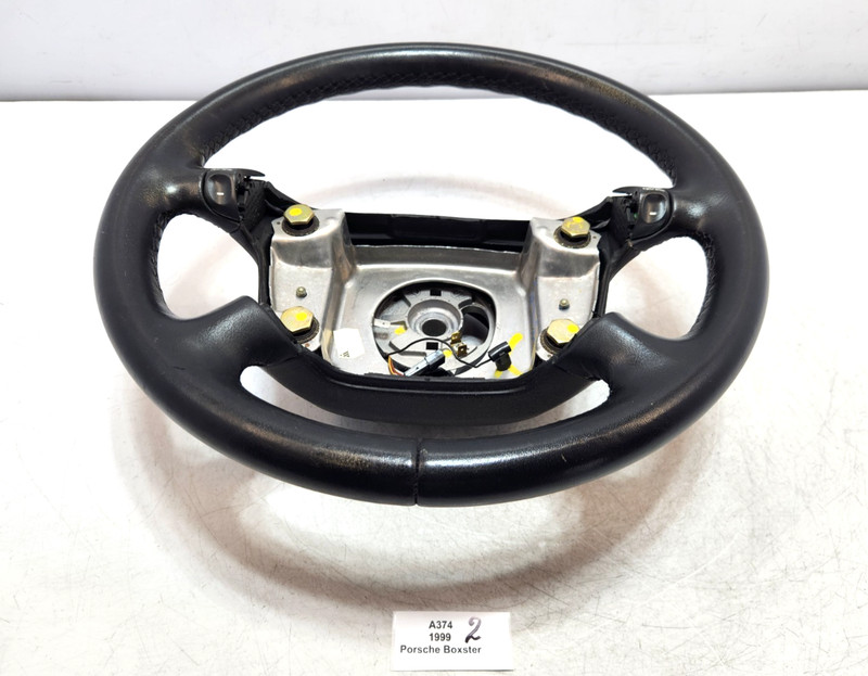 ✅ 97-05 OEM Porsche Boxster 986 911 996 Triptronic Steering Wheel Leather Black*