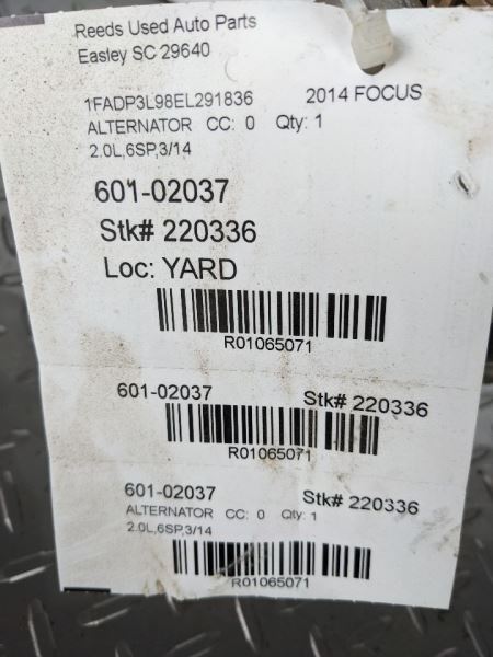 Alternator 150 Amp Without 110v Outlet Fits 13-19 ESCAPE 1065071
