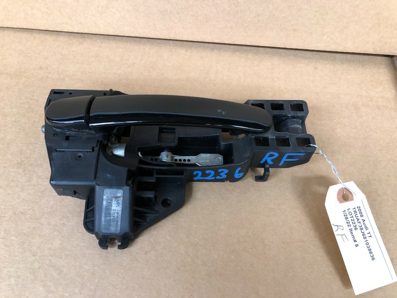 ⭐2008-2015 AUDI TT FRONT RIGHT PASS EXTERIOR DOOR HANDLE ASSEMBLY OEM LOT2236
