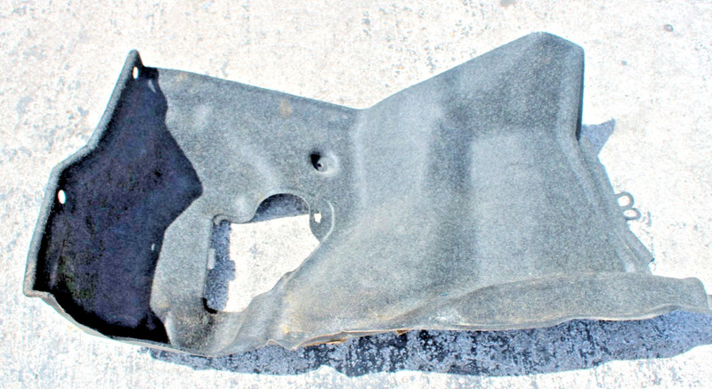 03-06 Infiniti G35 Sedan Left Rear Trunk Wheelhouse Finisher Cover 84951AL500