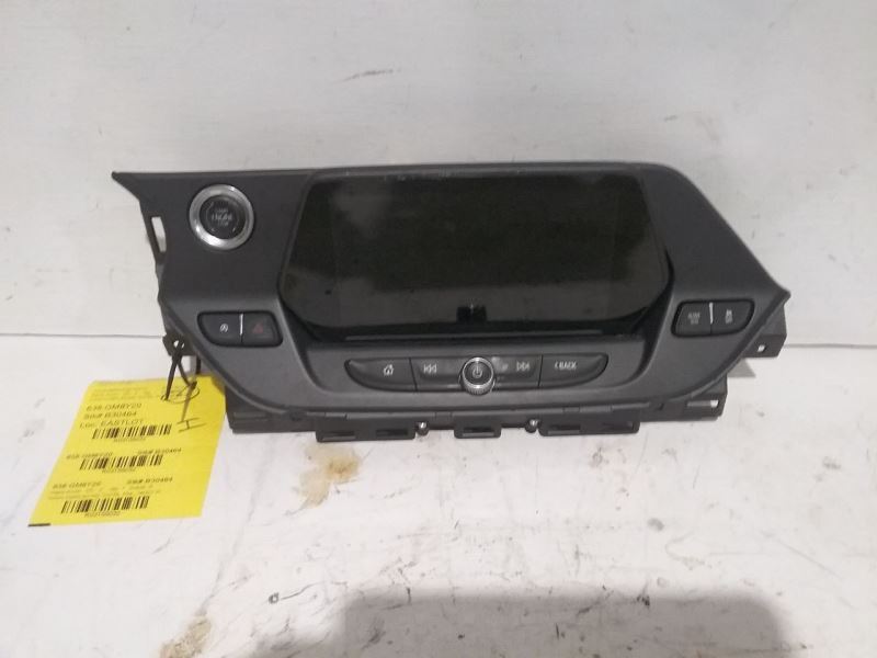 2020-2022 Chevy Blazer Radio Display and Control Panel Standard Audio Opt IOR