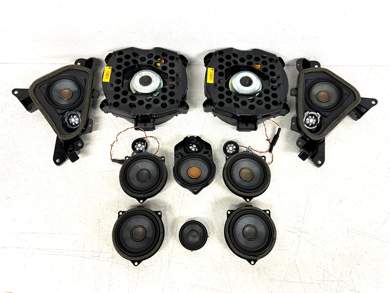 ⭐2011-2017 BMW X3 FRONT & REAR AUDIO SOUND SPEAKER SUBWOOFER SET OEM LOT2721