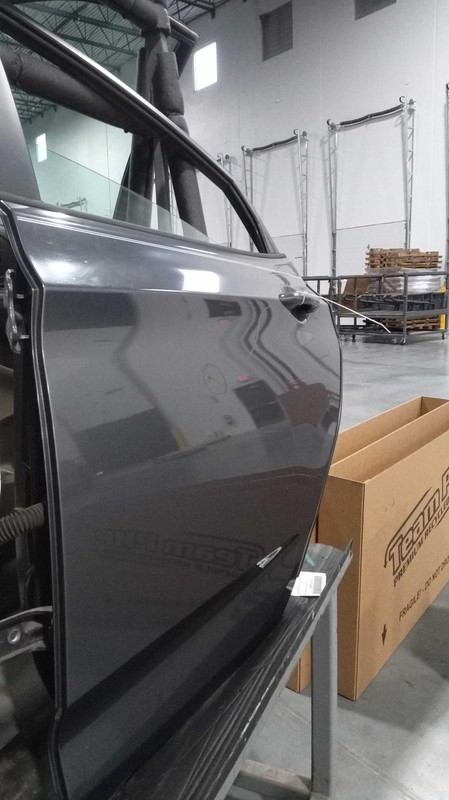 2012 Hyundai Accent Grey Left Rear Door 615485, Used, 96K Miles, OEM