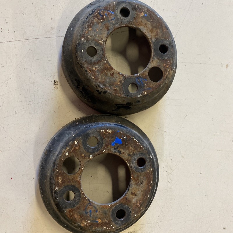1978 - 1985 Yamaha Vintage2 Stroke Golf Cart G1 Brake Drums Good