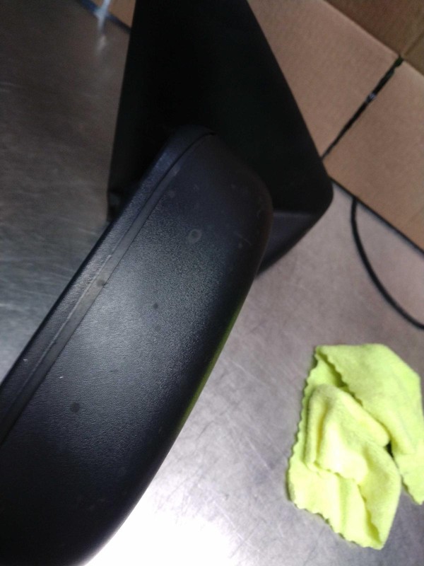 2008 Dodge 1500 Pickup Right Door Mirror Black Blemished OEM 100635